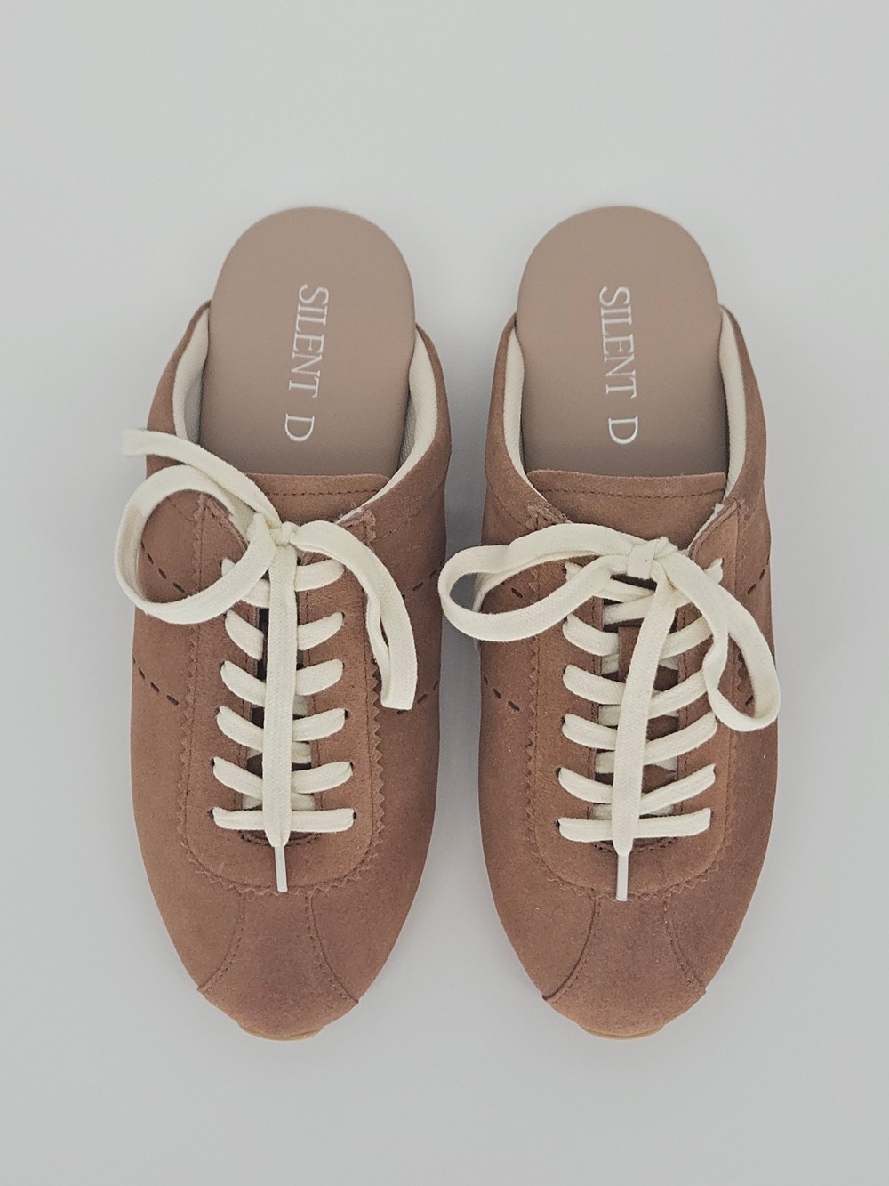 Silent D Trent Tan Suede Sneaker Mule Clogs Leather EU 40 US 9-9.5 - Picture 3 of 8